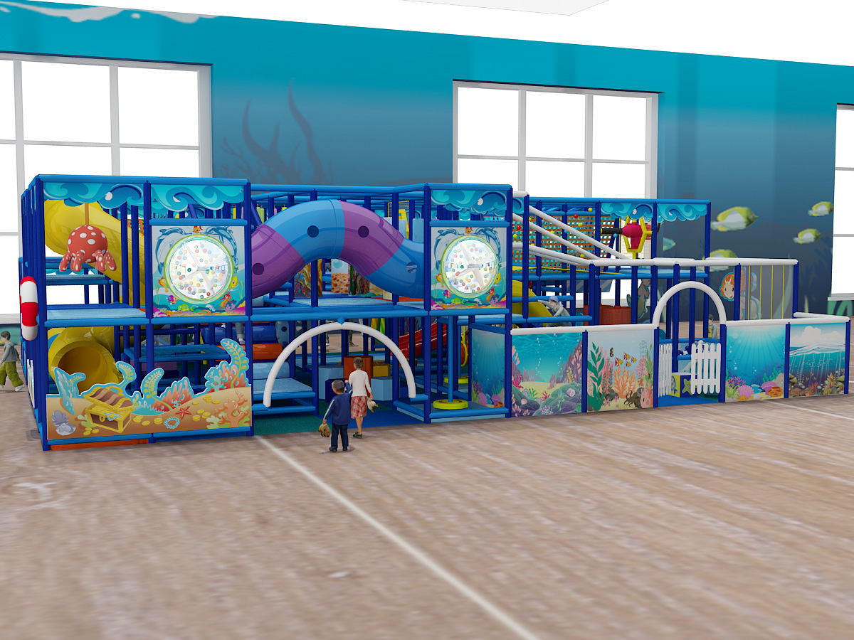2 Story Ocean Theme Indoor Playground Indoor Playgrounds International