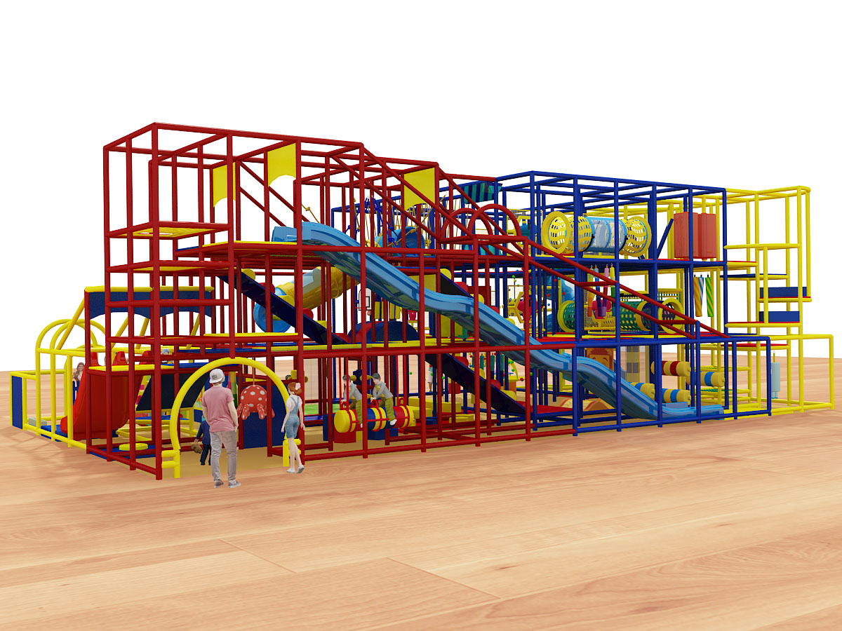 3 Level Large Generic Theme Indoor Playground - Indoor Playgrounds ...