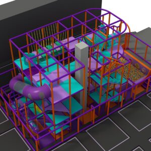 3 Level Cosmic Quest Playground